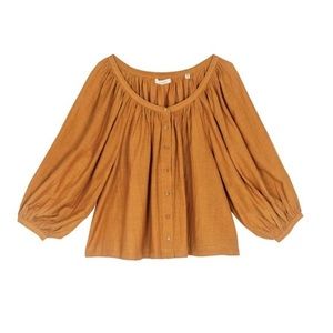Doen Jeanne Top in Foxtail - size Large